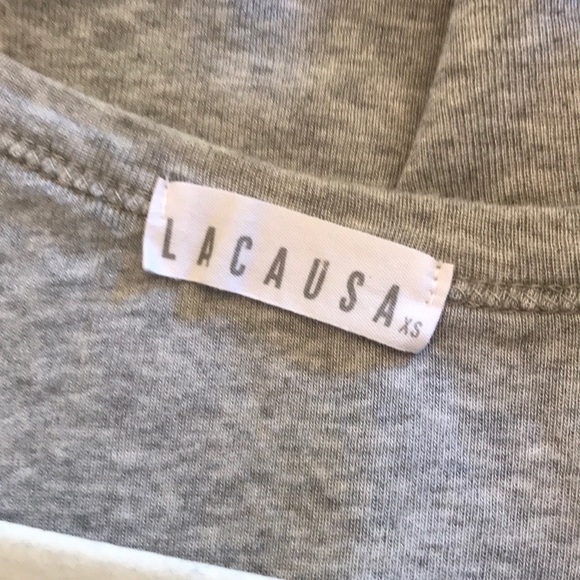 LACAUSA Gray Sleeveless Top - Picture 2 of 4